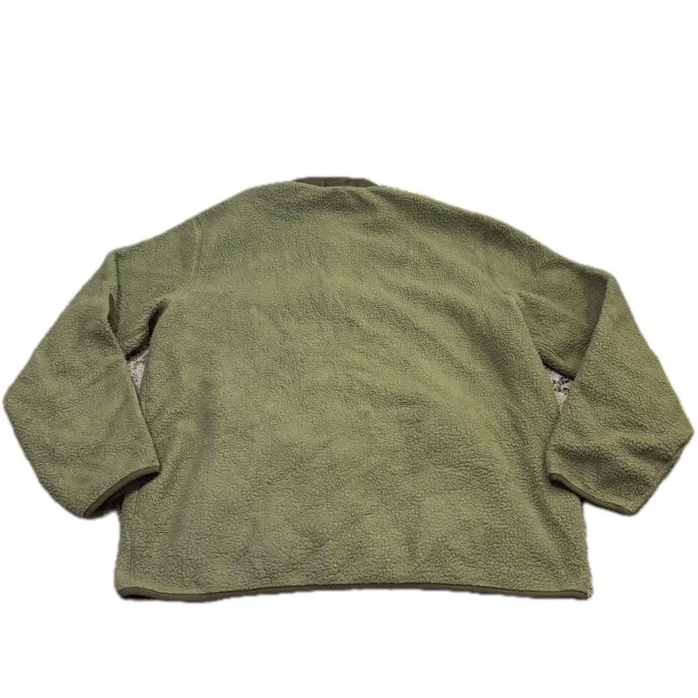 Polo Ralph Lauren Men XL Olive Hybrid High Pile Fleece Quarter Zip Pullover